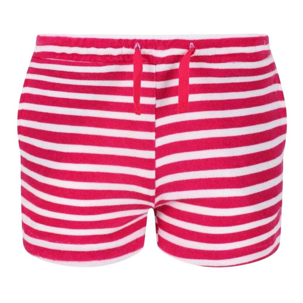 Regatta Girls Dayana Sweat Shorts / Pink Fusion/White Print
